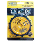 Disco con cadena motosierra